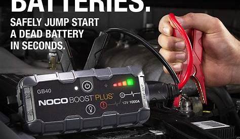 NOCO Boost Plus 1000 Amp 12-Volt UltraSafe Lithium Jump Starter Box.