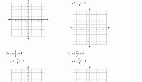 Algebra Graphing Linear Equations Worksheets - Equations Worksheets