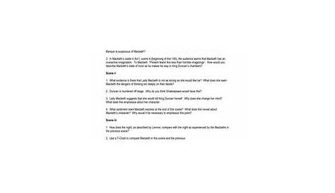 macbeth act 1 worksheet answers