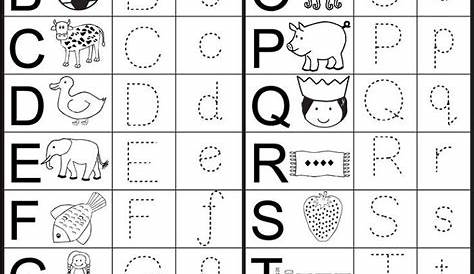 Alphabet Tracing Printables for Kids | Letter tracing worksheets, Abc