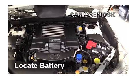 replace battery on 2017 subaru forester