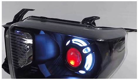 2016 Toyota Tundra - Custom Headlights - Morimoto FXR + Demon Eyes