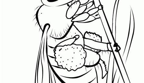 Bee Printable - Coloring Home