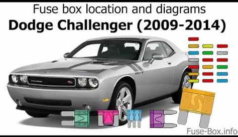 2011 dodge challenger fuse box diagram