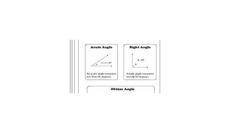 right obtuse and acute angles worksheets