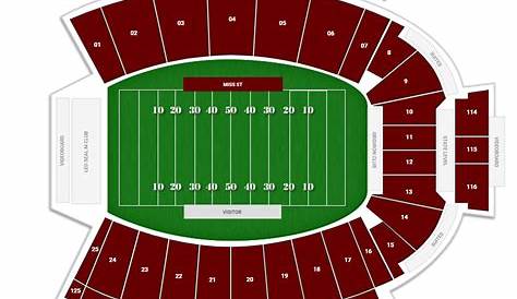 Davis Wade Stadium Lower Level Side - Football Seating - RateYourSeats.com