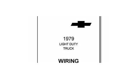 wiring diagram for 1979 chevy truck