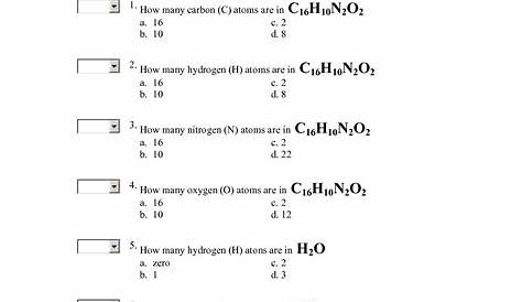 17 Best Images of Chemical Formula Worksheet Answers Balancing Chemical