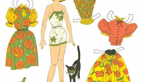 halloween (With images) | Paper dolls, Halloween paper, Paper dolls