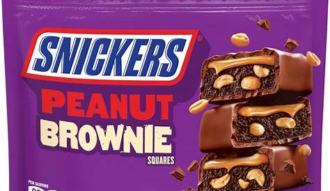 SNICKERS Peanut Brownie Squares Fun Size Chocolate Candy Bars, 6.61 oz