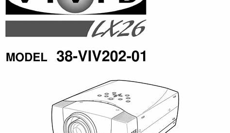Christie Lx32 Projector User Guide