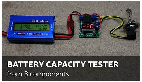 battery capacity tester circuit diagram