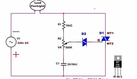 digital fan regulator circuit diagram