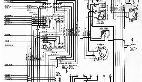 1964 chevy wiring diagram gauge