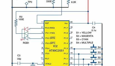 At89c2051 Programmer Circuit Diagram