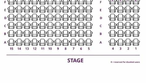 Riverside Theatre Seating Plan Chart - Chichester Community Theatre