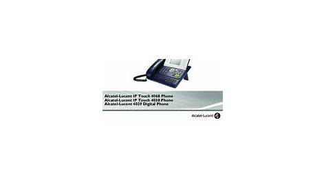 Alcatel-lucent 4039 Manuals | ManualsLib