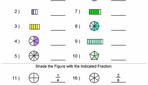 Printable 5th Grade Fractions Practice Worksheet