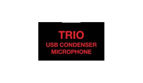 MXL Trio USB Microphone Owner Manual | Manualzz