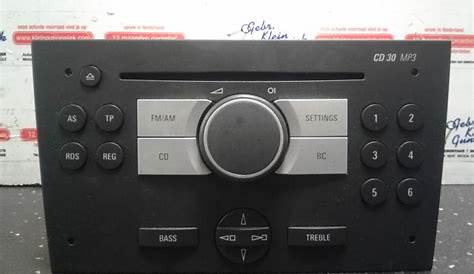 opel corsa c 2006 radio