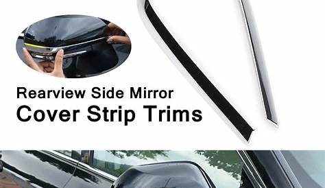 Aliexpress.com : Buy 2PCS ABS Chrome Rearview Side Mirror Cover Strip