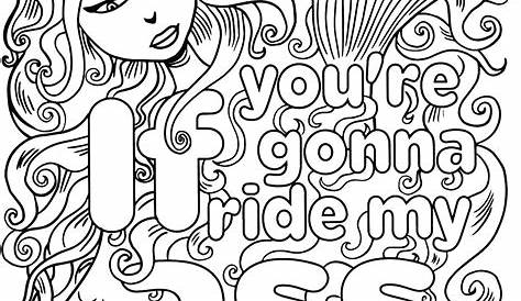 swear coloring pages printable