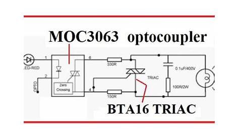 bta16 triac circuit diagram