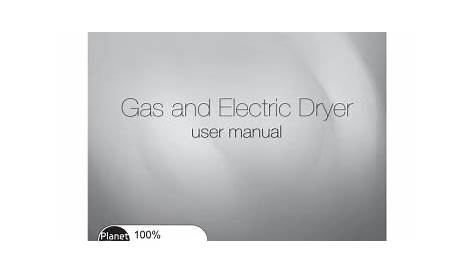 Samsung DV484GTHASUA1 Clothes Dryer User manual | Manualzz