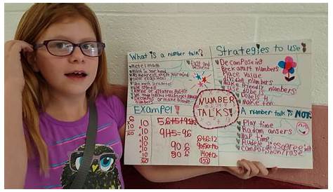 Fourth Grade Student Describes Number Talks Using an Anchor Chart - YouTube