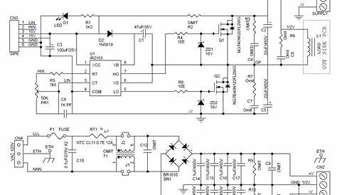 circuit diagram of power supply unit