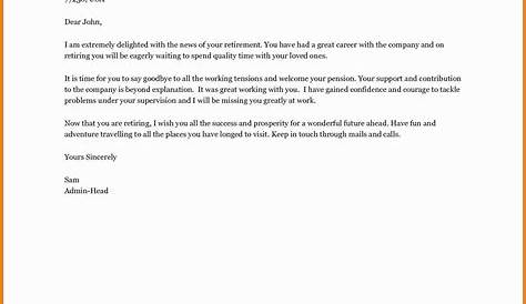 Free Printable Resignation Letter Template Of Retirement Letter to