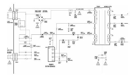 STR-G5653 SMPS POWER SUPPLY CIRCUIT [SCHEMATIC DIAGRAM] - WATSON TW-204M - CRT TV | Electro help