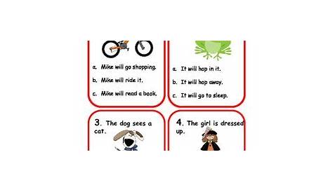 making predictions kindergarten