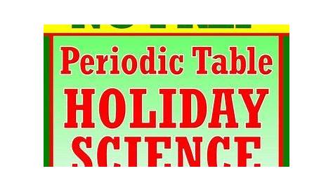 holiday science worksheet