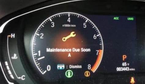 Maintenance Due Soon Warning | Page 2 | Drive Accord Honda Forums