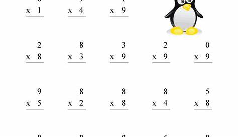 multiplication by 8 worksheet