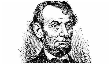 Abraham Lincoln Colouring Page 2