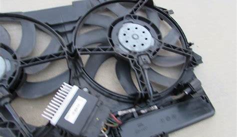 Audi OEM A4 B8 AC Air Conditioner Conditioning Radiator Cooling Fans w