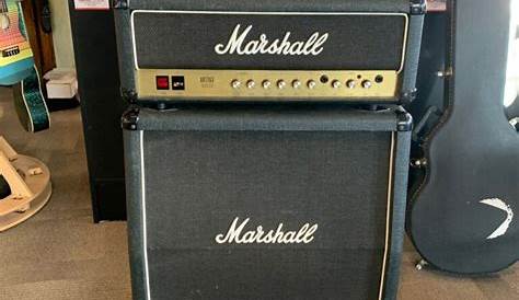 Sold-Marshall Artist 3203 30 Watt Half Stack Guitar Amplifier 4 10