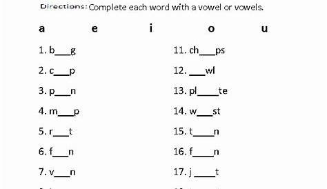 long sound a worksheet