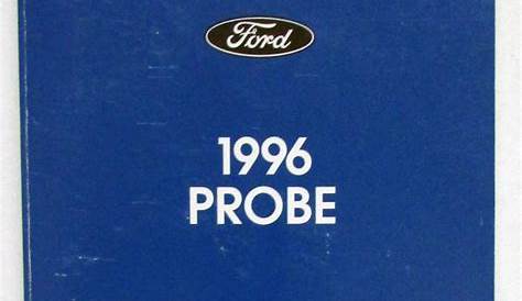 ford probe owners manual