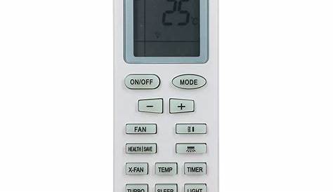 gree air conditioner remote manual