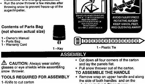 Craftsman 536882091 User Manual 20 ELECTRIC SNOW THROWER Manuals And