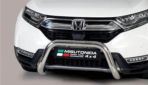 Misutonida Bull Bar Ø76mm inox srebrni za Honda CR-V Hybrid 2019 s EU