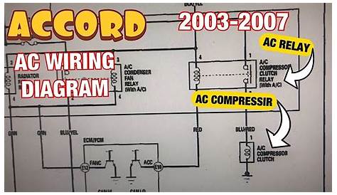 wiring diagram honda accord 2005