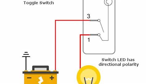 LED Toggle Switch with 12v Lighted Tip | MGI SpeedWare