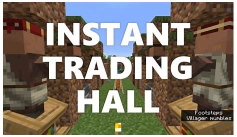 Minecraft Elegance: Instant Trading Hall with Villager Breeder (Java