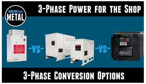 Static Phase Converters -vs- Rotary Phase Converters -vs- Variable