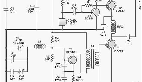 mw transmitter circuit diagram