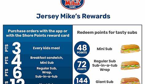 jersey mikes size chart